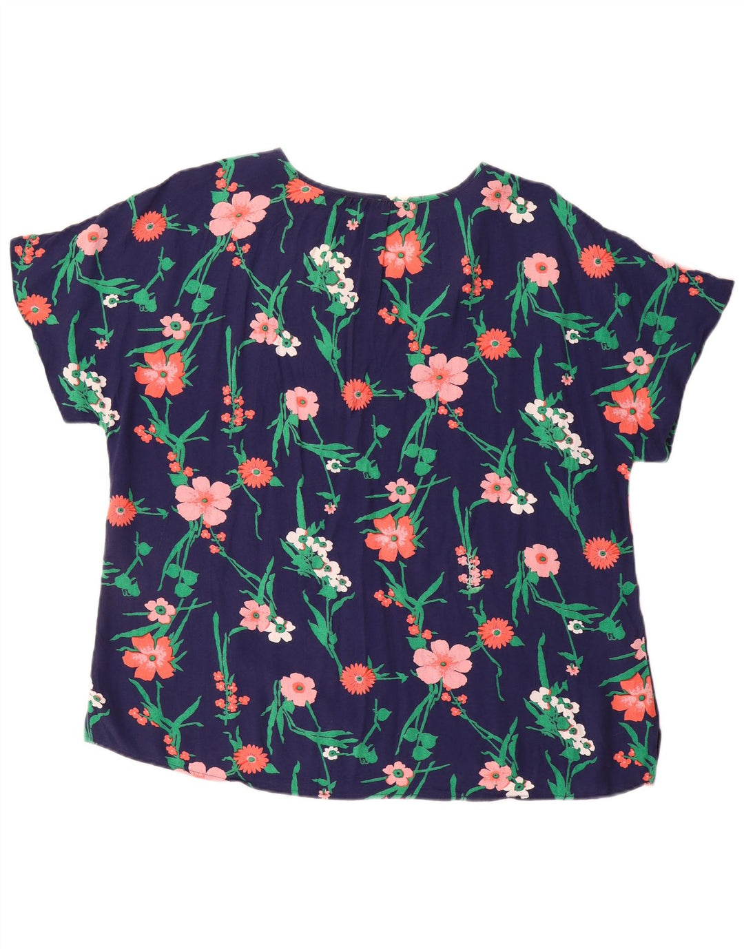 Gant Chemisier Femme UK 16 Large Bleu Marine Floral