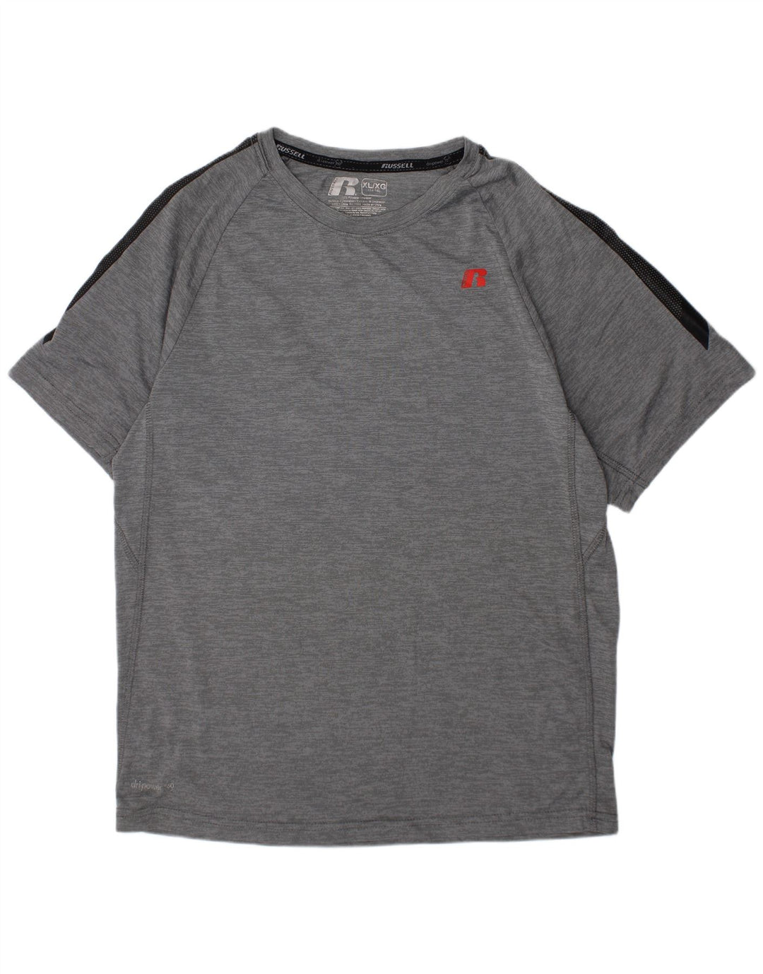 RUSSELL ATHLETIC T-Shirt Dri-Power Garçon 14-15 Ans XL Gris