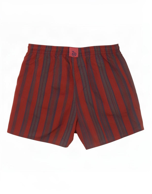 Colmar Short de Bain IT 52 Large Rouge Rayé Polyamide Homme