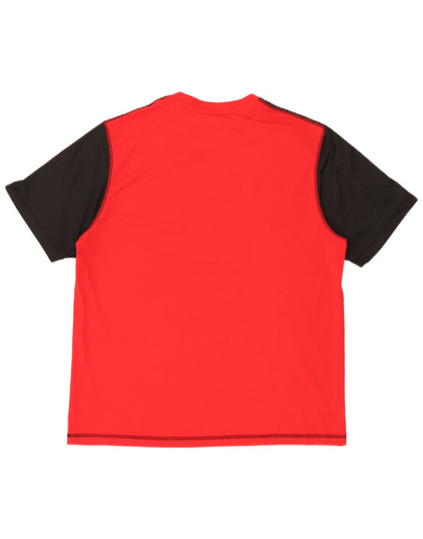 NHL T-shirt graphique pour homme Chicago Blackhawks XL Colorblock rouge