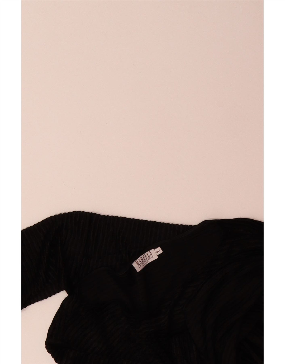 MARELLA Womens Top Long Sleeve IT 46 Large Black