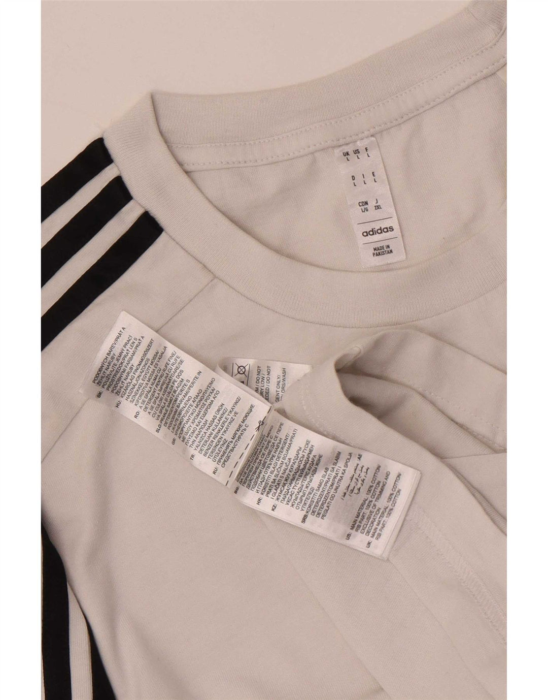 Adidas T-Shirt Homme Haut Grand Coton Blanc