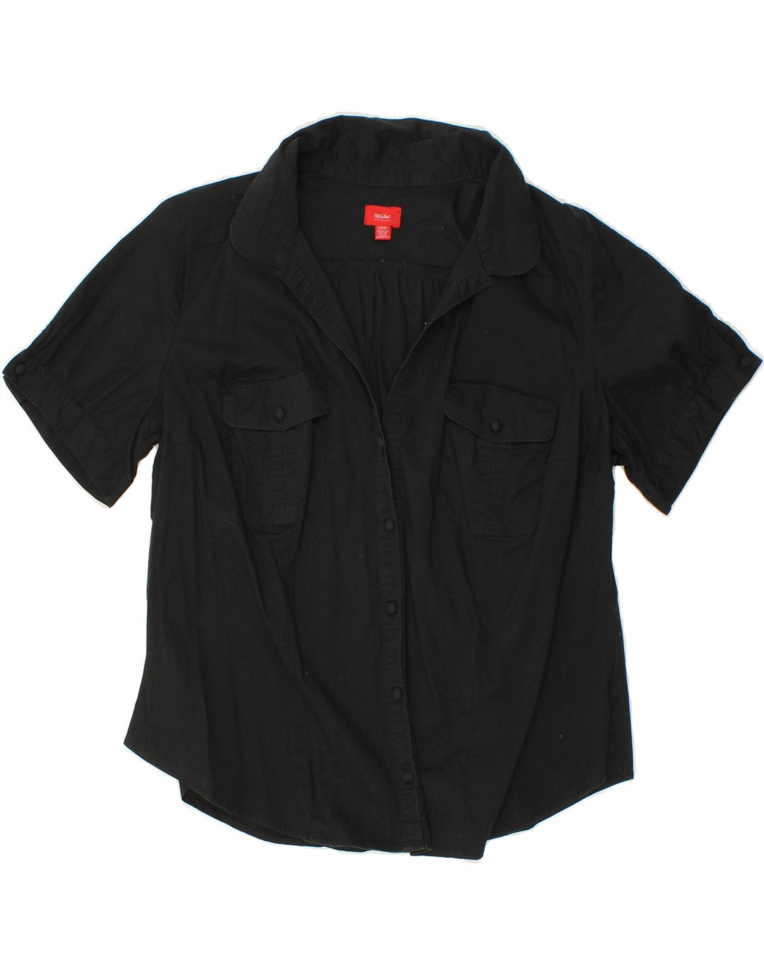 MOSSIMO Womens Short Sleeve Shirt US 20 3XL Black Cotton Vintage Mossimo and Second-Hand Mossimo from Messina Hembry 