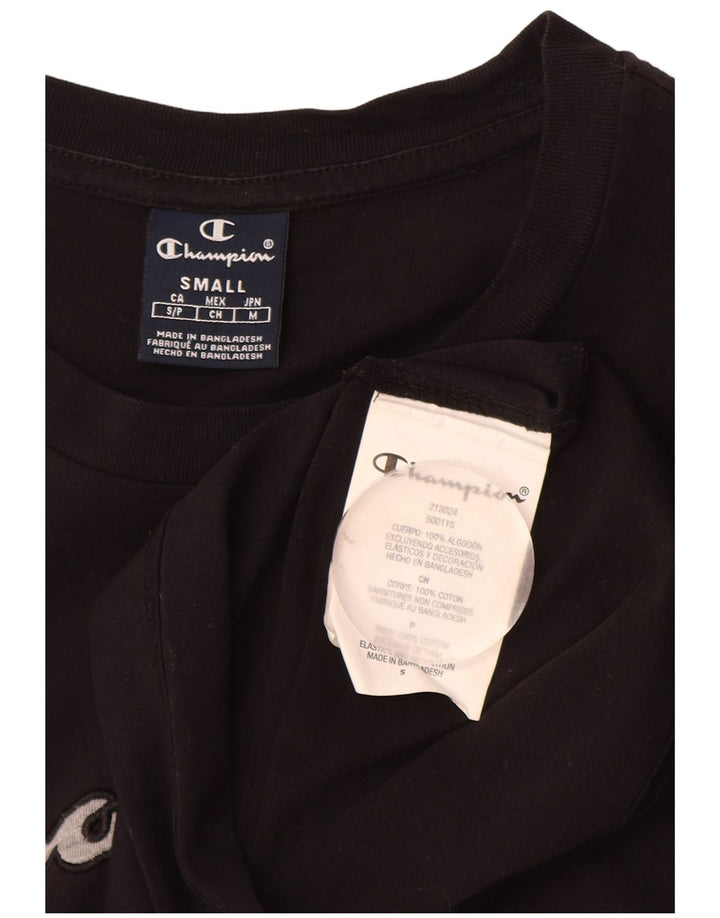 CHAMPION T-Shirt Graphique Homme Petit Noir Coton