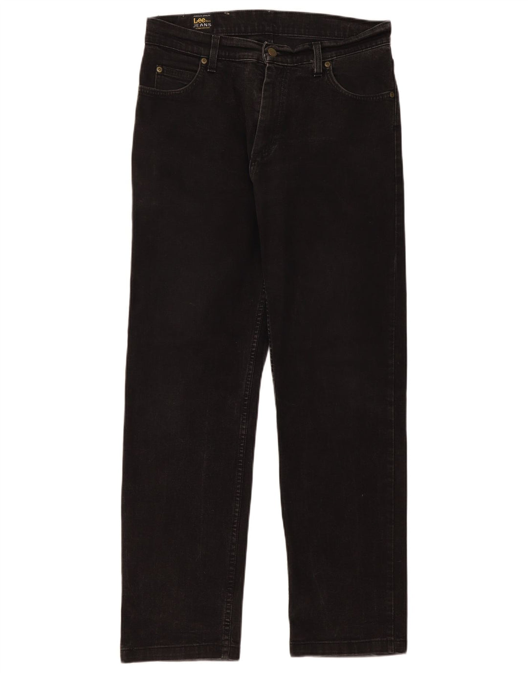Lee Jean Droit Brooklyn W33 L31 Homme Noir Coton