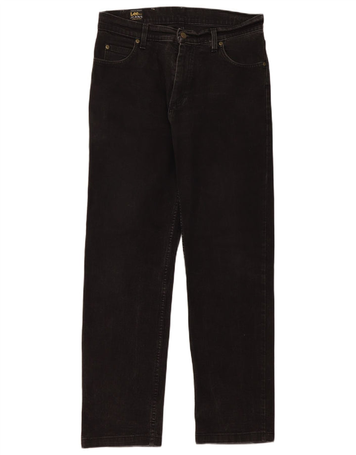 Lee Jean Droit Brooklyn W33 L31 Homme Noir Coton