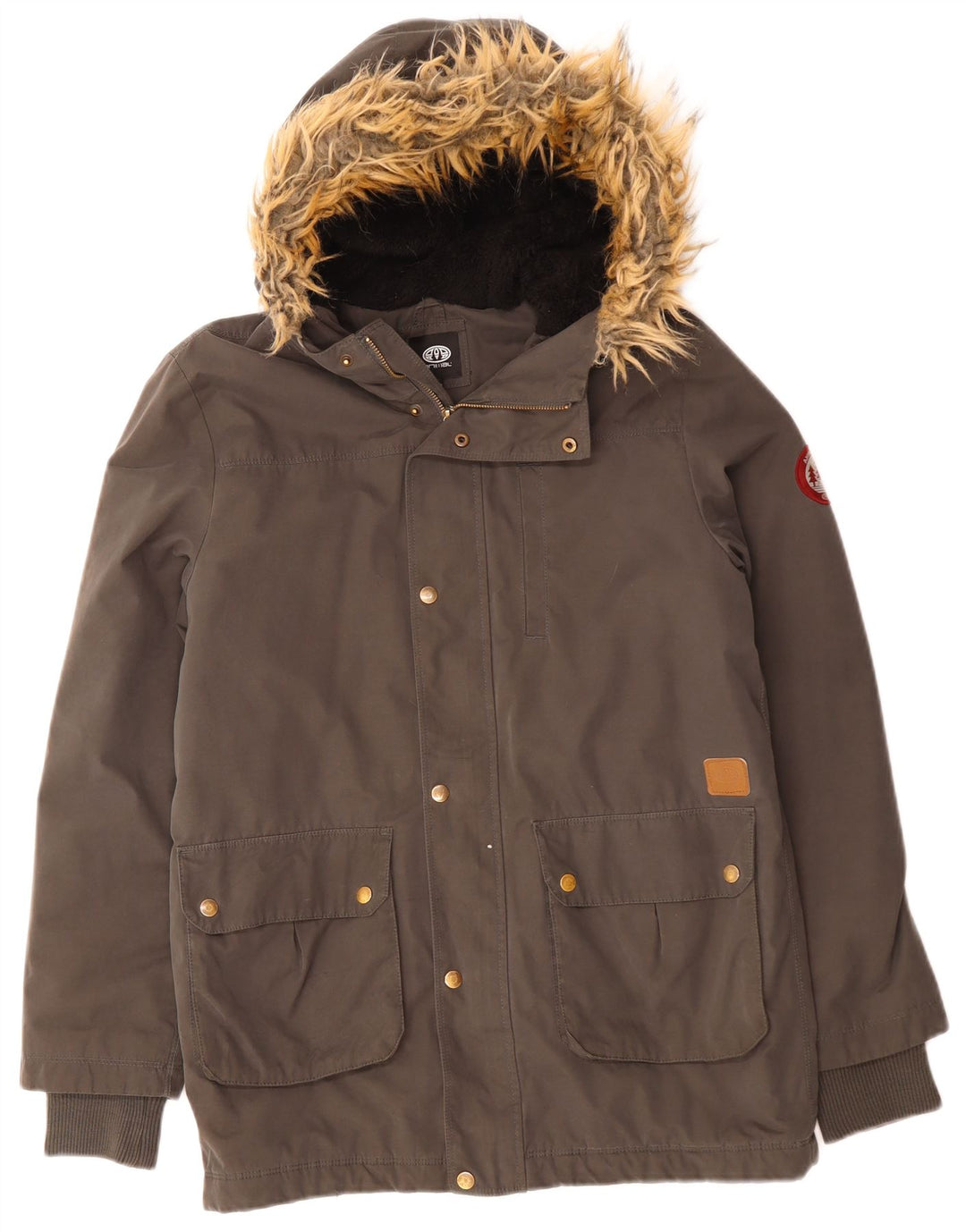 Parka à capuche Animal Garçon 13-14 ans Gris