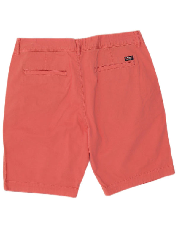 Superdry Short Chino Homme W34 Grand Rose Coton