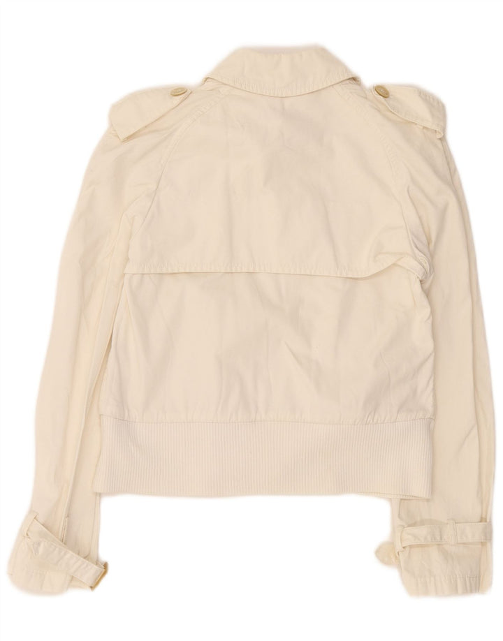 Red Valentino Veste militaire courte pour femme IT 42 Medium Off White