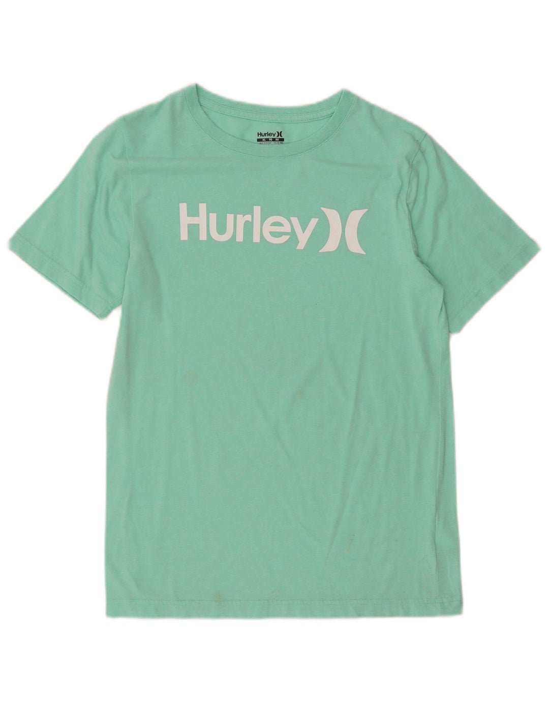 HURLEY T-Shirt Graphique Garçon 13-14 ans XL Vert Coton