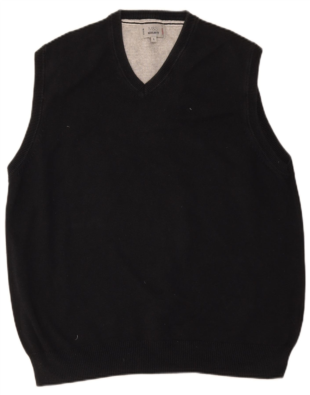 MARKS & SPENCER Débardeur coupe classique pour homme, grand, noir