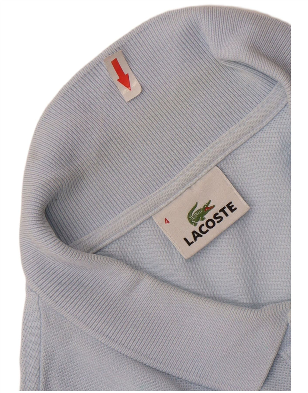 LACOSTE Polo à manches longues homme taille 4 coton bleu moyen
