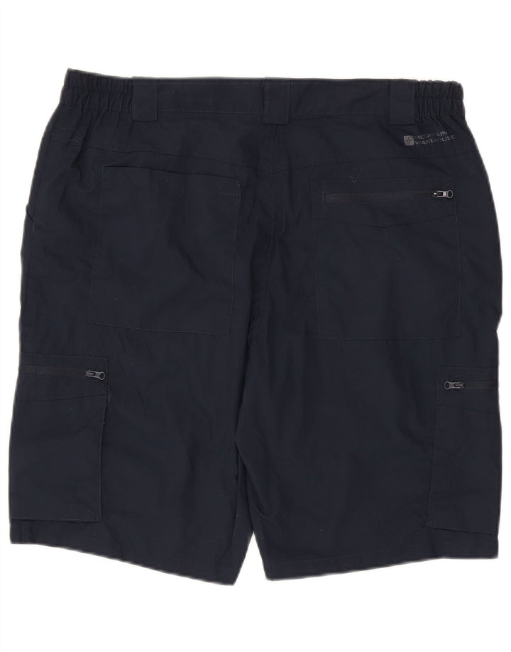 Mountain Warehouse Short cargo pour homme W36 en polyester bleu marine Taille L