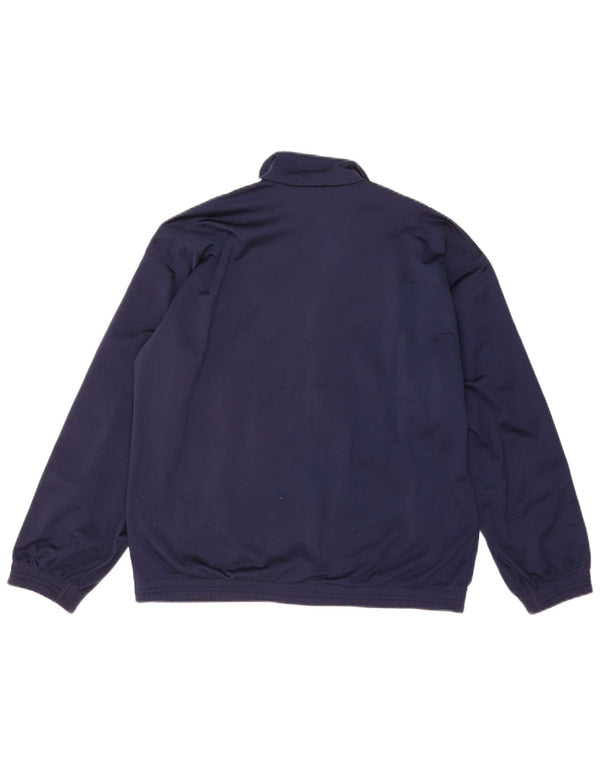 Diadora Veste de survêtement graphique pour hommes UK 34 XS Bleu marine Colourblock