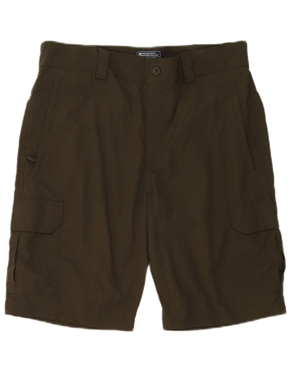 Mountain Warehouse Short Cargo Femme W34 Large Kaki Polyamide