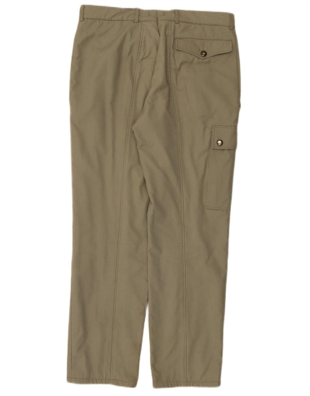 VINTAGE Pantalon Cargo Droit Homme W32 L29 Kaki