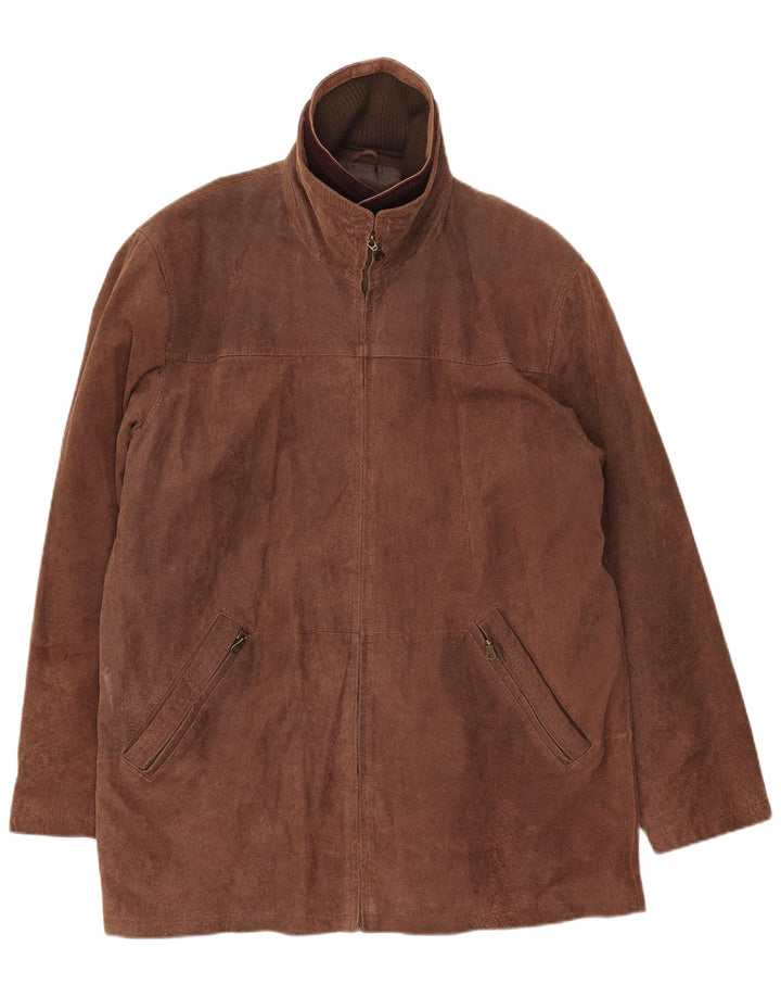 Torelli Veste en daim pour homme UK 42 XL Cuir marron
