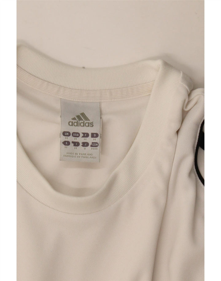 ADIDAS Tee-Shirt Climalite Homme Blanc Moyen