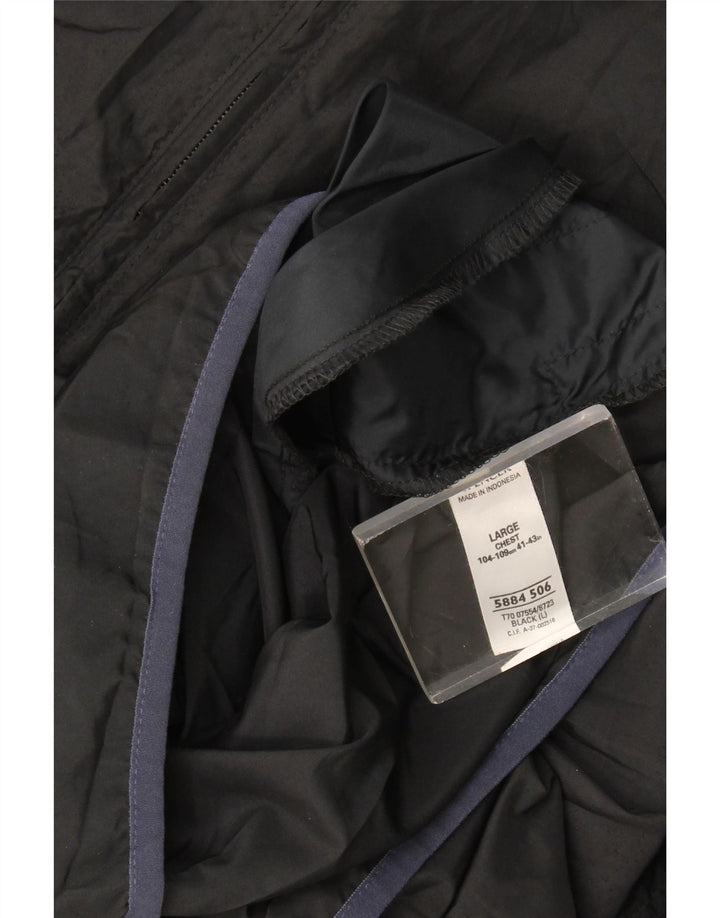 Marks & Spencer Veste de pluie pull-over pour homme UK 40 Large Noir Polyester