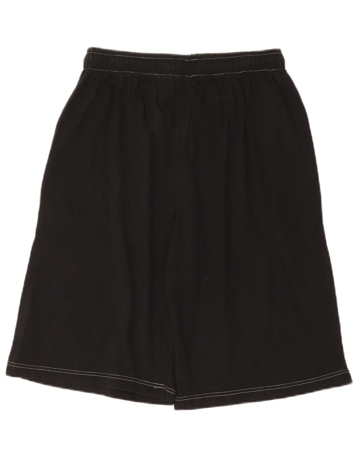 Champion Short de Sport Graphique Homme Noir Moyen Coton