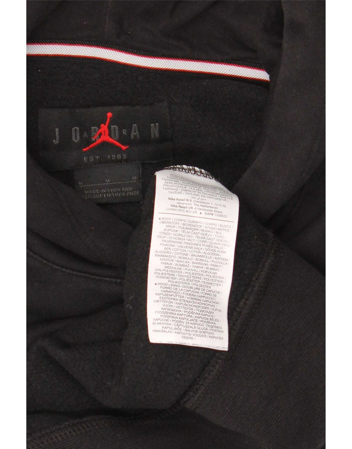Jordan Pull à capuche graphique pour homme en coton noir moyen