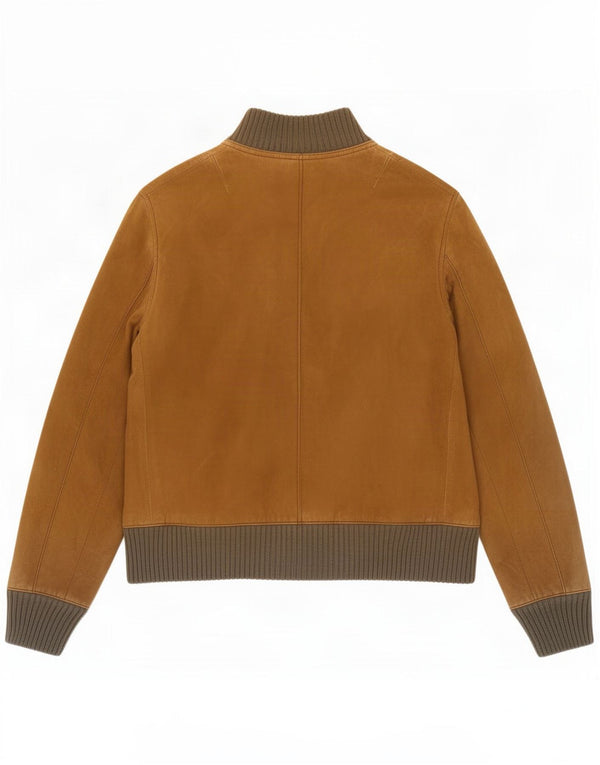 veste bomber en daim vintage pour homme UK 34 XS Marron
