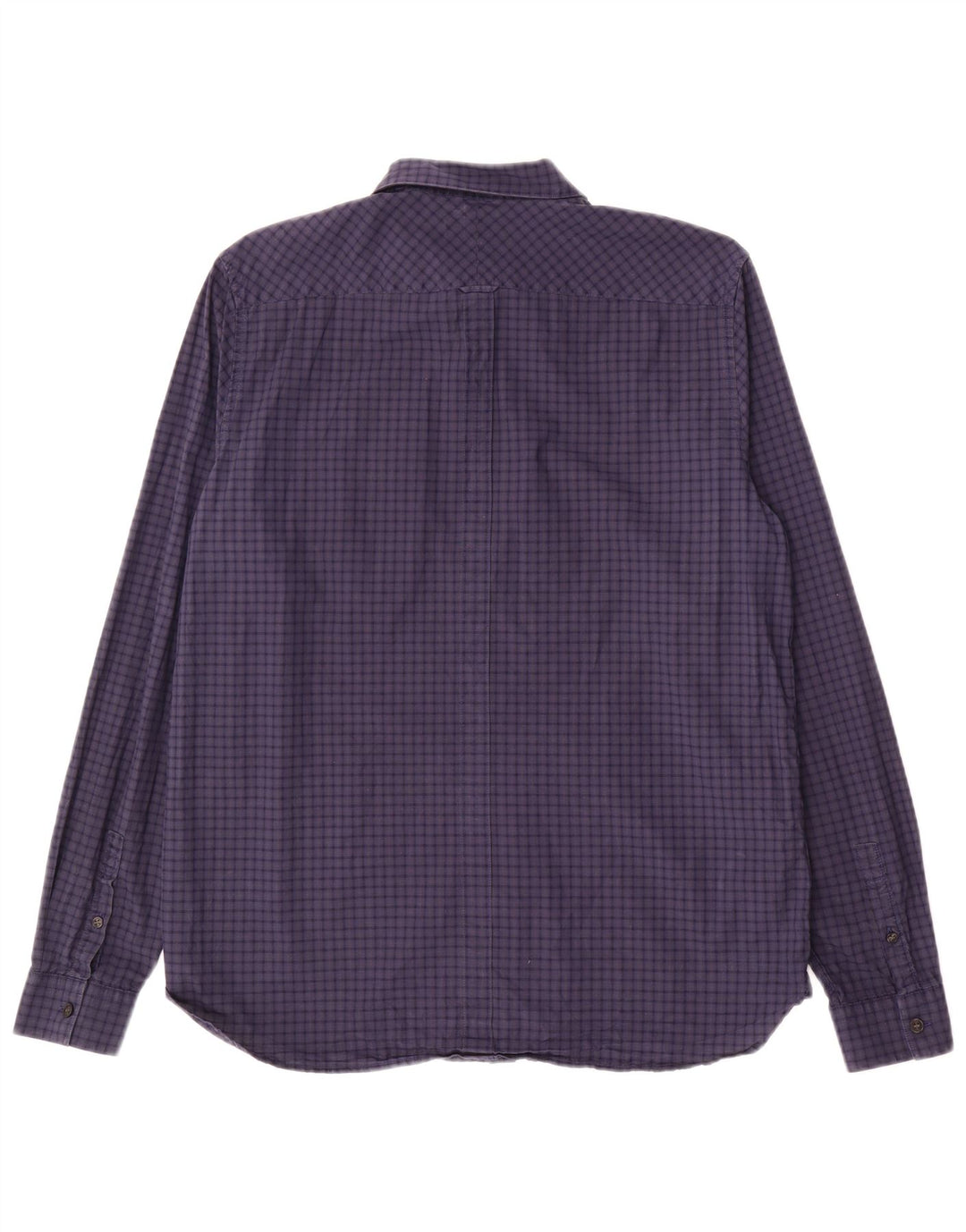 FRED PERRY Chemise Homme Large Bleu Marine Vichy Coton