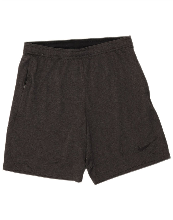 Short de sport Nike Dri Fit Slim Fit pour homme, gris moyen, en polyester