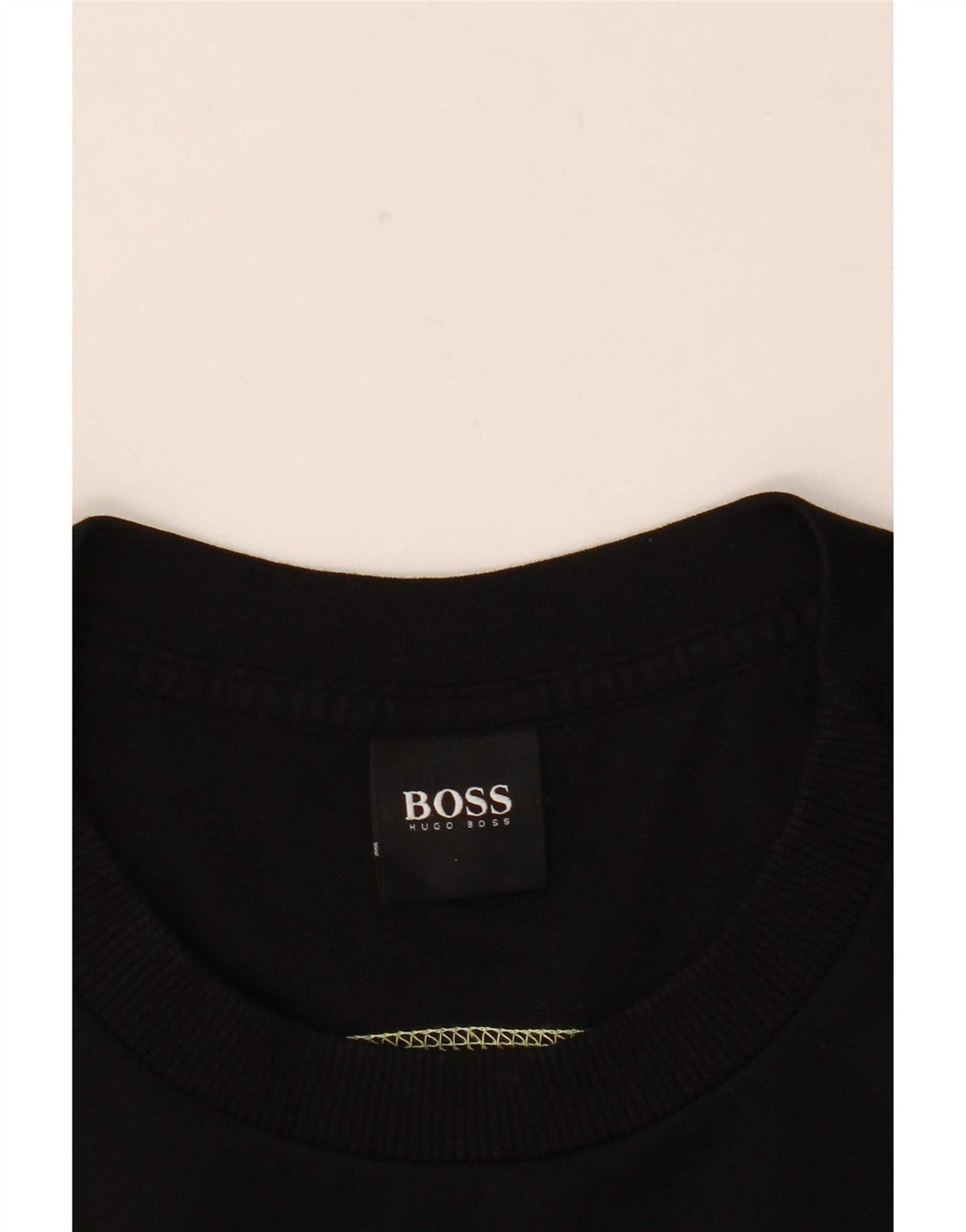Hugo Boss Pull-over graphique pour hommes, grand coton noir