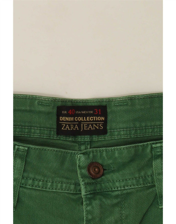 Zara Short en jean pour homme EU 40 Medium W31 Vert