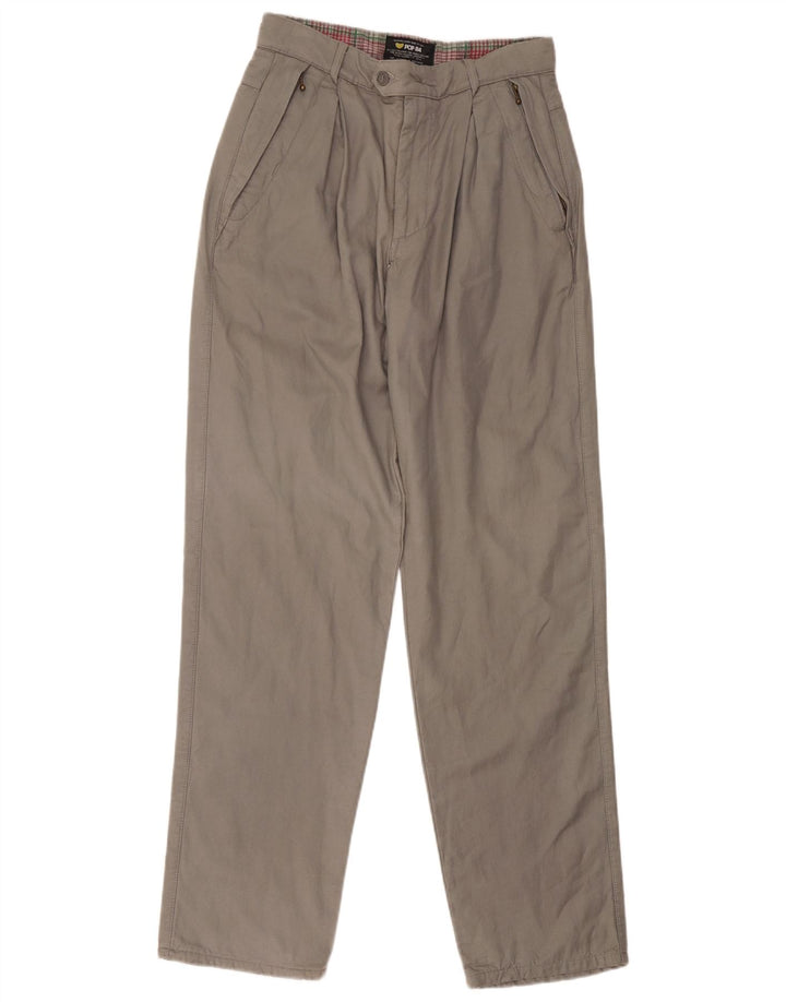 POP 84 Pantalon de costume pour homme W34 L34 Gris Viscose