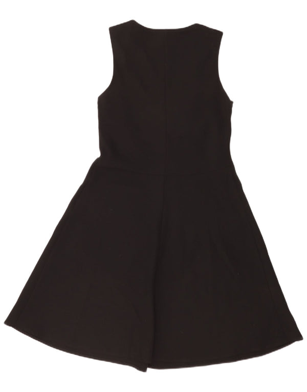Laura Ashley Robe trapèze sans manches pour femme UK 12 Noir moyen Polyester