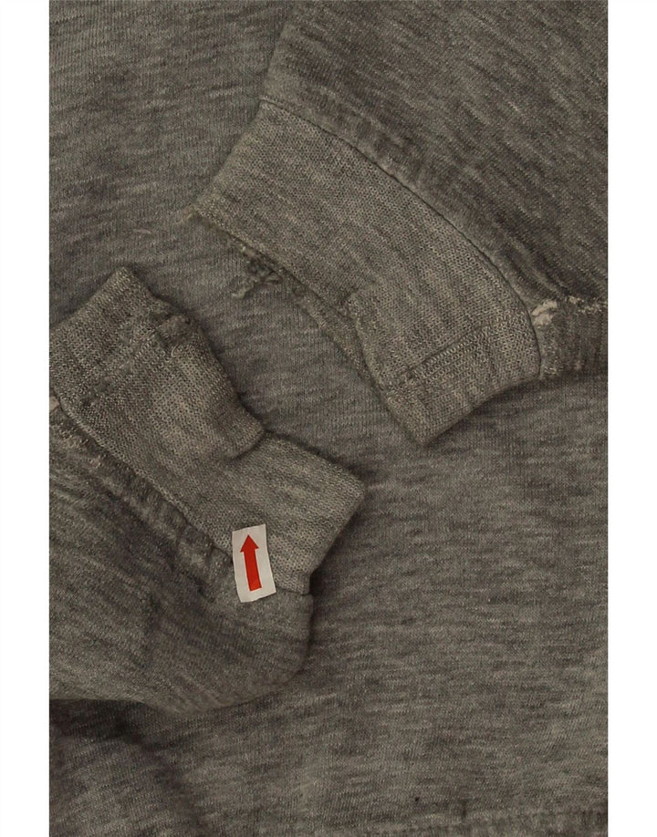 vintage Mens Sweatshirt Jumper Grand Gris