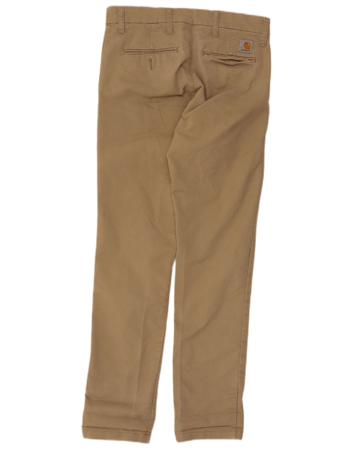 Carhartt Pantalon Chino Slim Homme W30 L32 Beige Polyester