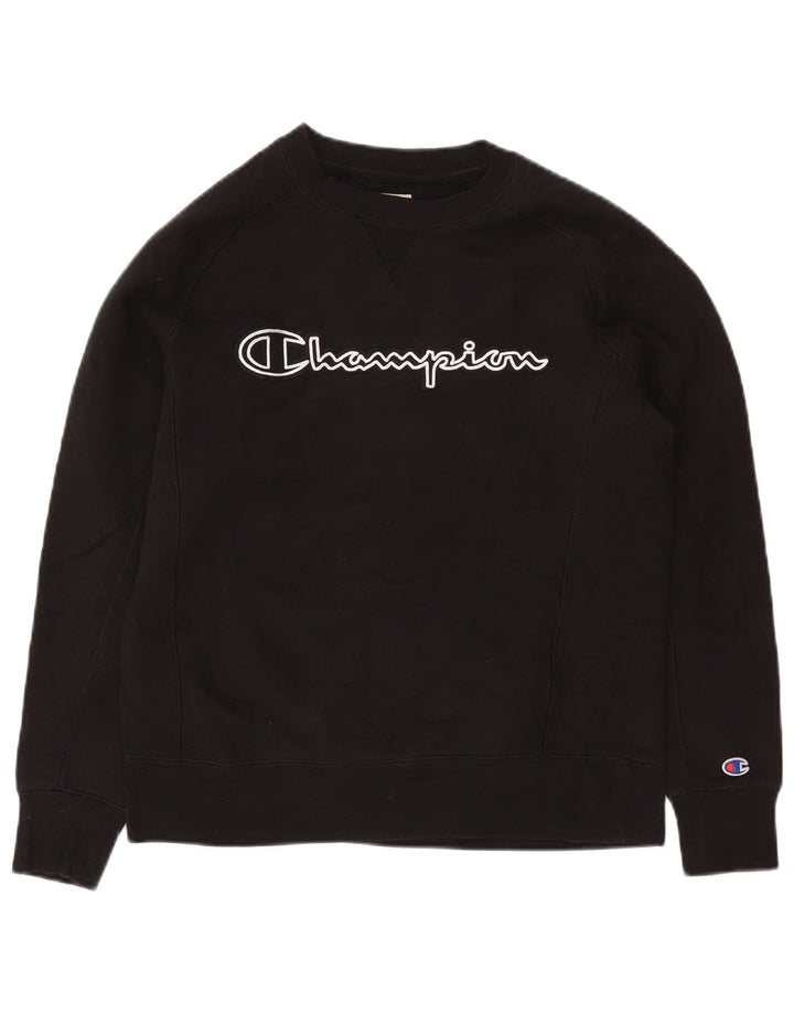 Champion Petit Graphic Sweatshirt Jumper Petit Noir Coton