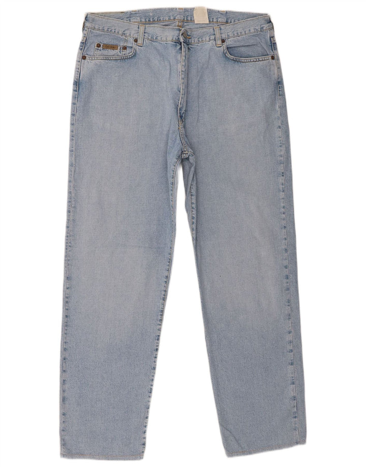 Calvin Klein Jean droit homme W38 L29 bleu coton