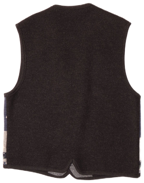 Giesswein Cardigan sans manches pour homme EU 58 2XL Bleu marine Fair Isle