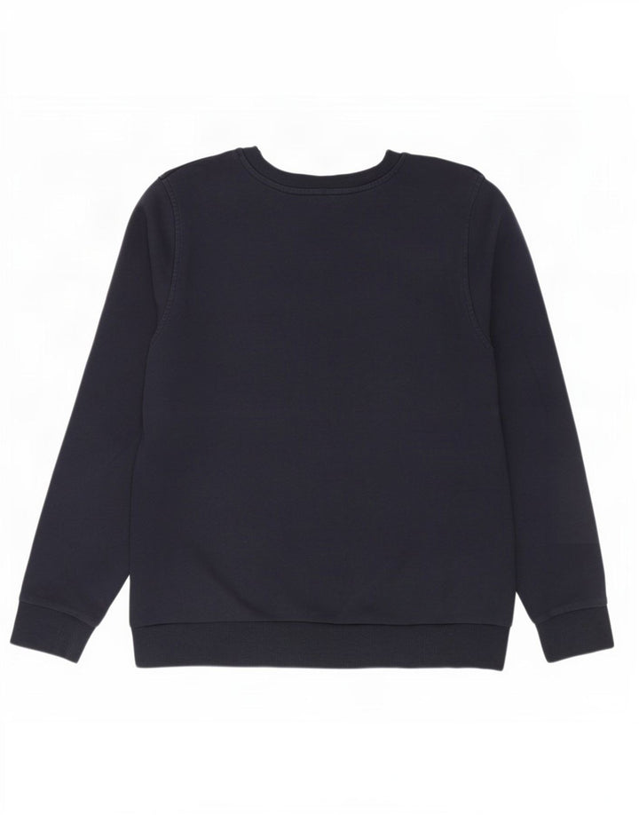 Marks & Spencer Sweat-shirt pour femme UK 14 Bleu marine moyen Coton