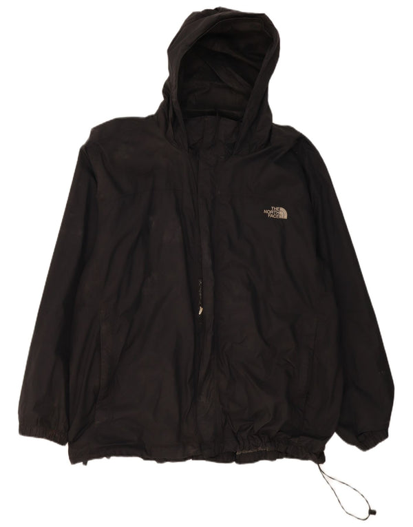 The North Face Veste de pluie à capuche pour homme UK 44 2XL Noir Nylon