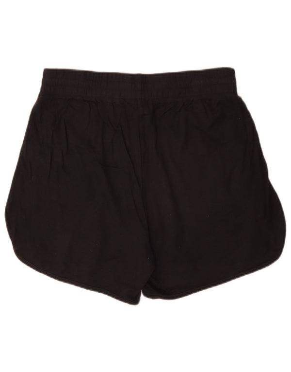 Hugo Boss Short de sport graphique pour femme UK 14 Coton noir moyen