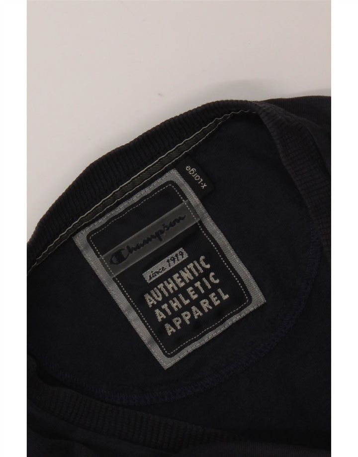 Champion Haut à manches longues pour homme XL Bleu marine