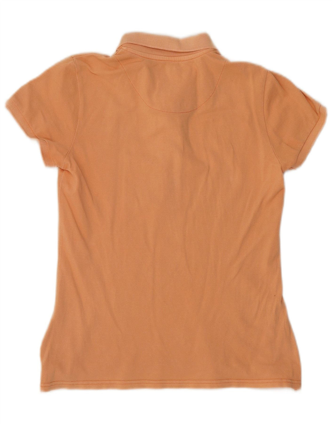 Refrigue Polo Femme UK 14 Large Orange Coton