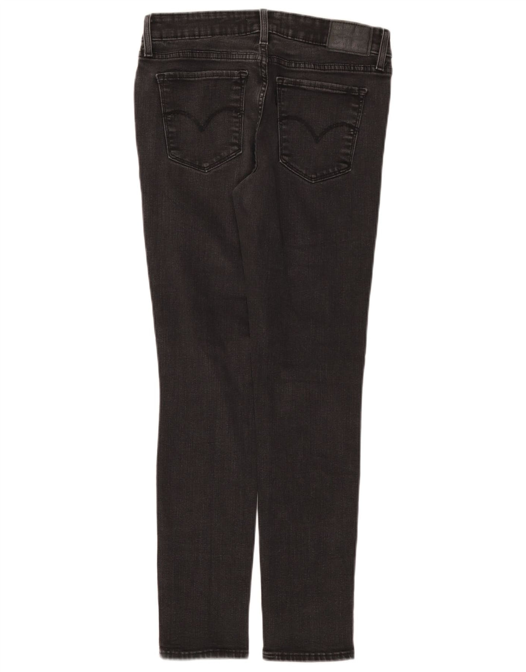 LEVI'S Jean skinny vieilli femme W29 L30 coton noir