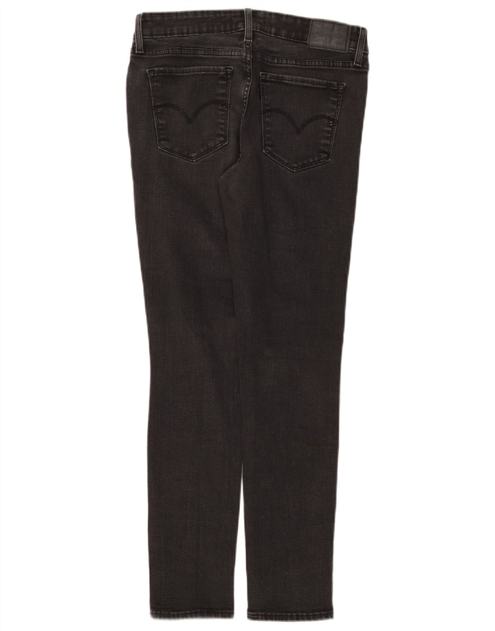 LEVI'S Jean skinny vieilli femme W29 L30 coton noir