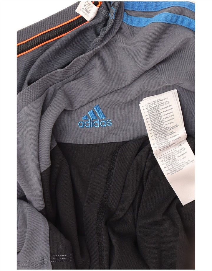 Adidas T-shirt homme en coton color block noir moyen