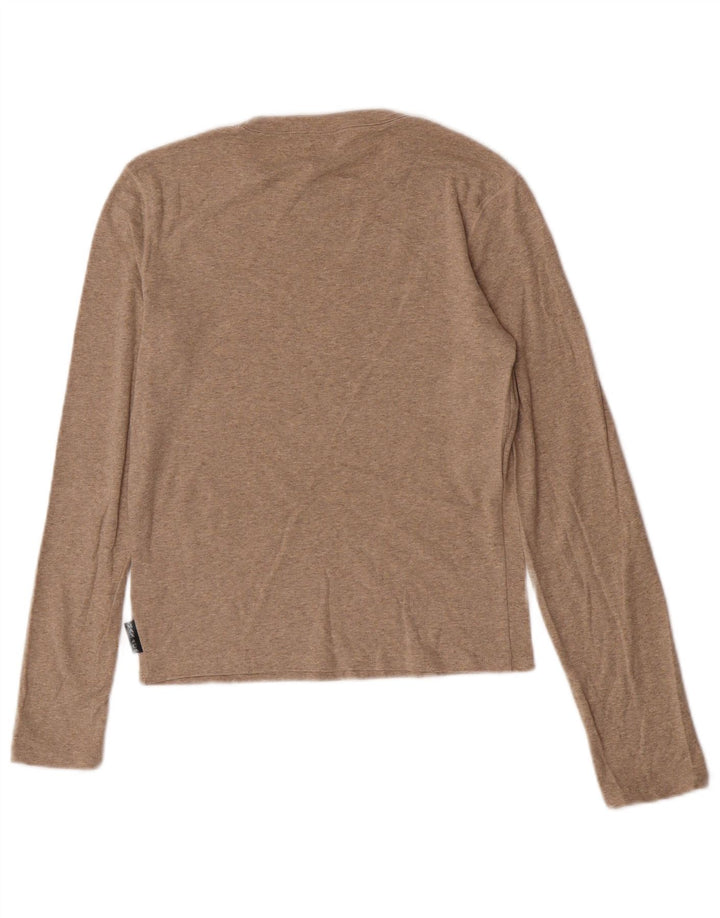 Max & Co. Haut à manches longues pour femme UK 44 Large Beige Coton