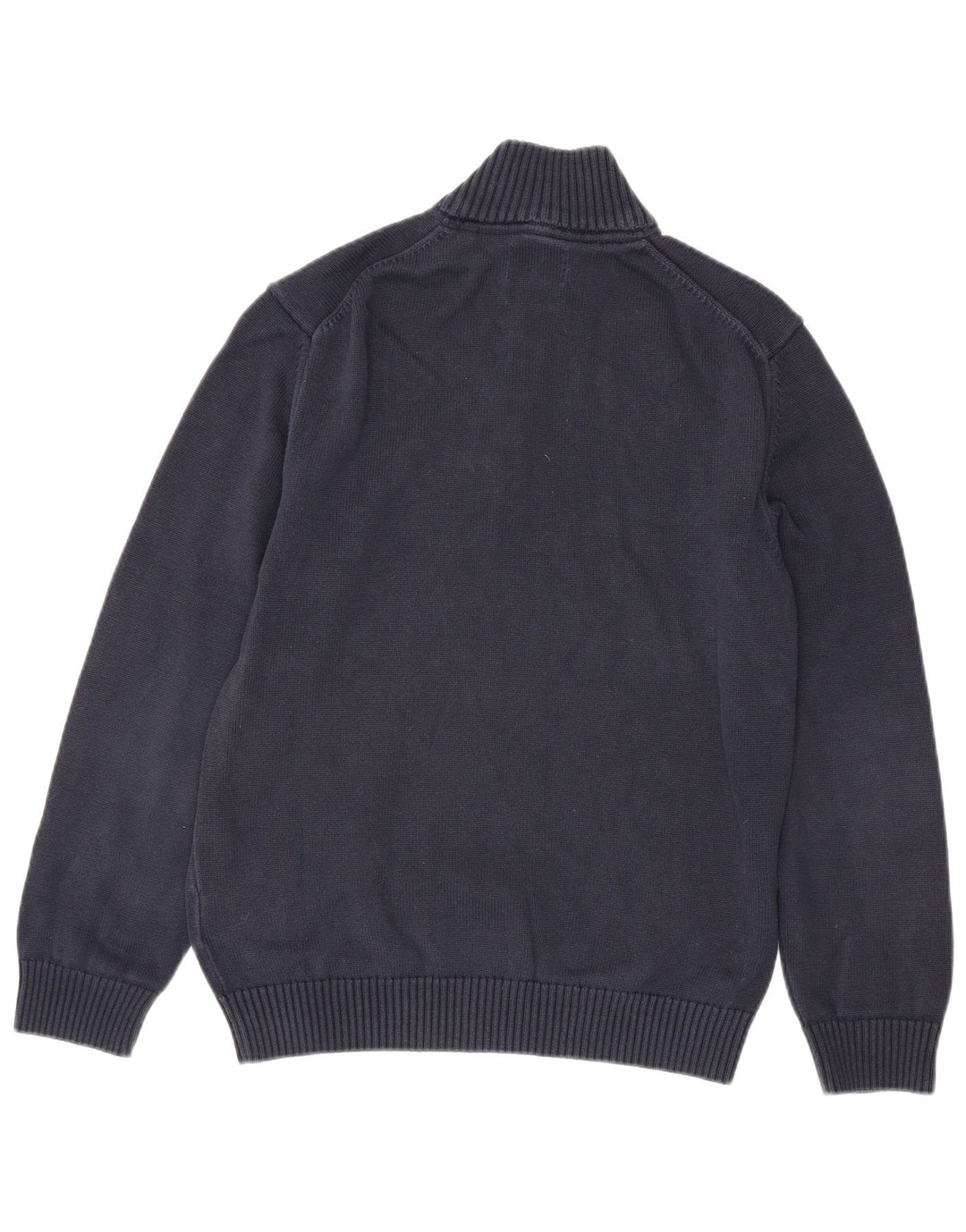 Gant Homme Pull Col Zippé Grand Bleu Marine Coton