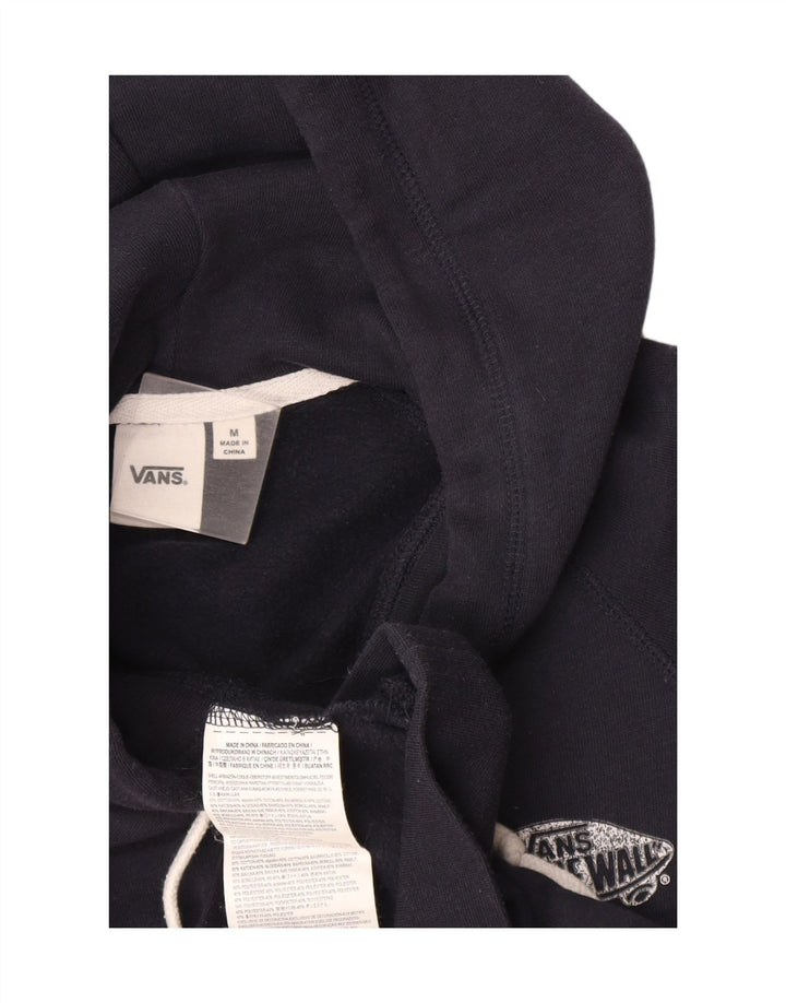 Vans Pull à capuche graphique en coton bleu marine moyen pour homme