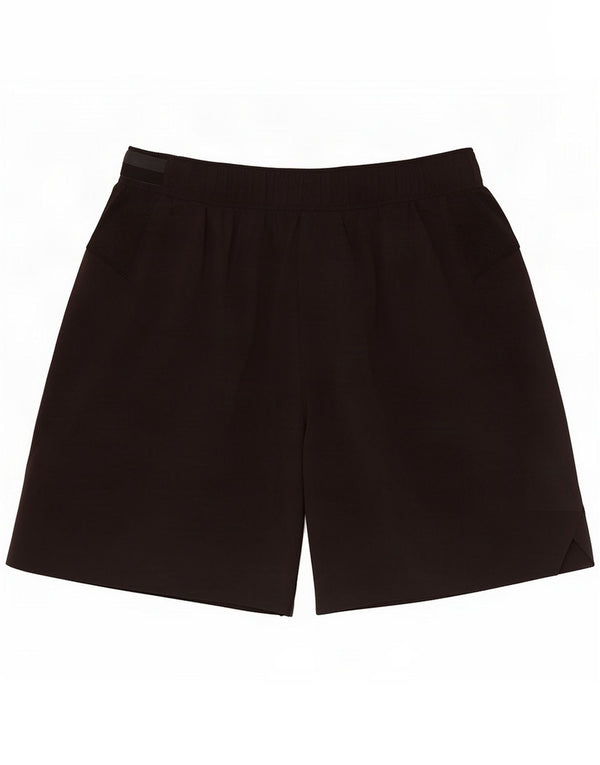 Lululemon Short de sport pour femme UK 12 Noir moyen Polyester Sports