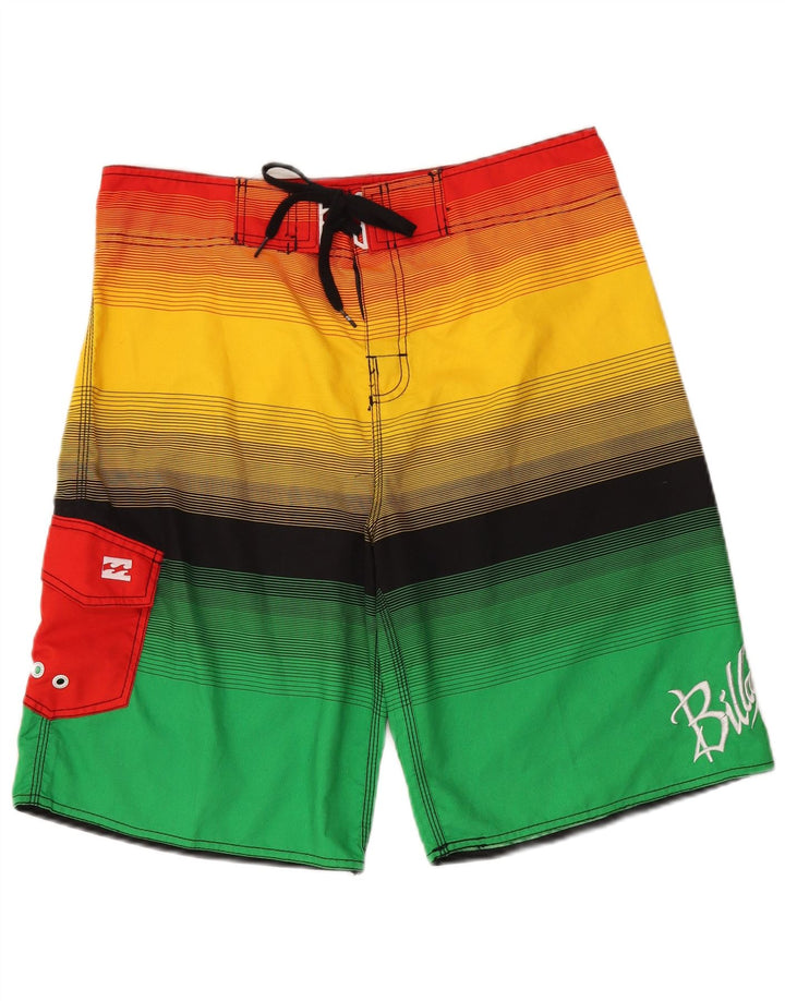 Billabong Short de Bain Graphique Homme Large Rayé Multicolore